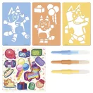 Bluey Happy kreatives Set mit Spray-Stiften
