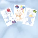 Bluey Happy kreatives Set mit Spray-Stiften