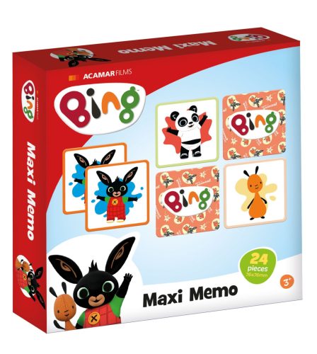 Bing Here I Go Memory-Spiel mit 24 Teilen