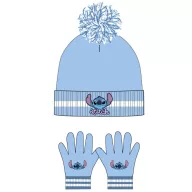 Disney Lilo und Stitch Blue Kinder Mütze + Handschuh Set