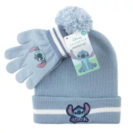Disney Lilo und Stitch Blue Kinder Mütze + Handschuh Set