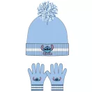 Disney Lilo und Stitch Blue Kinder Mütze + Handschuh Set