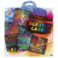 Farbe Colorful Mandala Kratzbildset