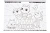 Gabby's Dollhouse Cats Mal- und Aktivitätsset