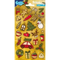 Weihnachten Tree Glitzeraufkleber