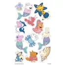 Peppa Wutz Mermaid Tattoo-Set mit 12 Stück
