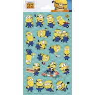 Minions Crazy Glitzeraufkleber