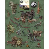 Jurassic World Attack Aufkleber
