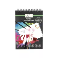 Farbe Nassau Spiral-Skizzenheft 25 Blatt A5