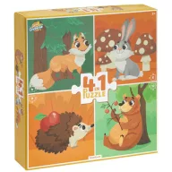 Tiere Forest 4 in 1 Puzzle