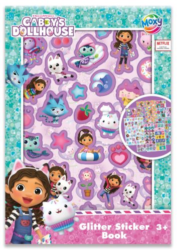 Gabby's Dollhouse Cats Glitzerstickerbuch