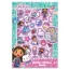 Gabby's Dollhouse Cats Glitzeraufkleberalbum 8 Seiten