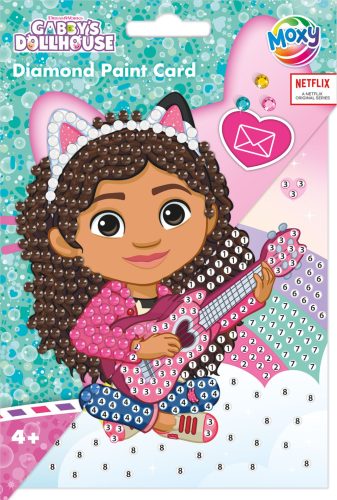 Gabby's Dollhouse Music Diamantmalerei-Karte