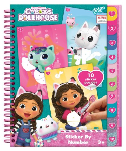 Gabby's Dollhouse Sprinkle Party Puzzle Aufkleber und Malset