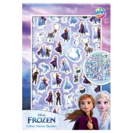   Disney Eiskönigin Adventure glitzernder Aufkleberalbum mit 8 Bögen