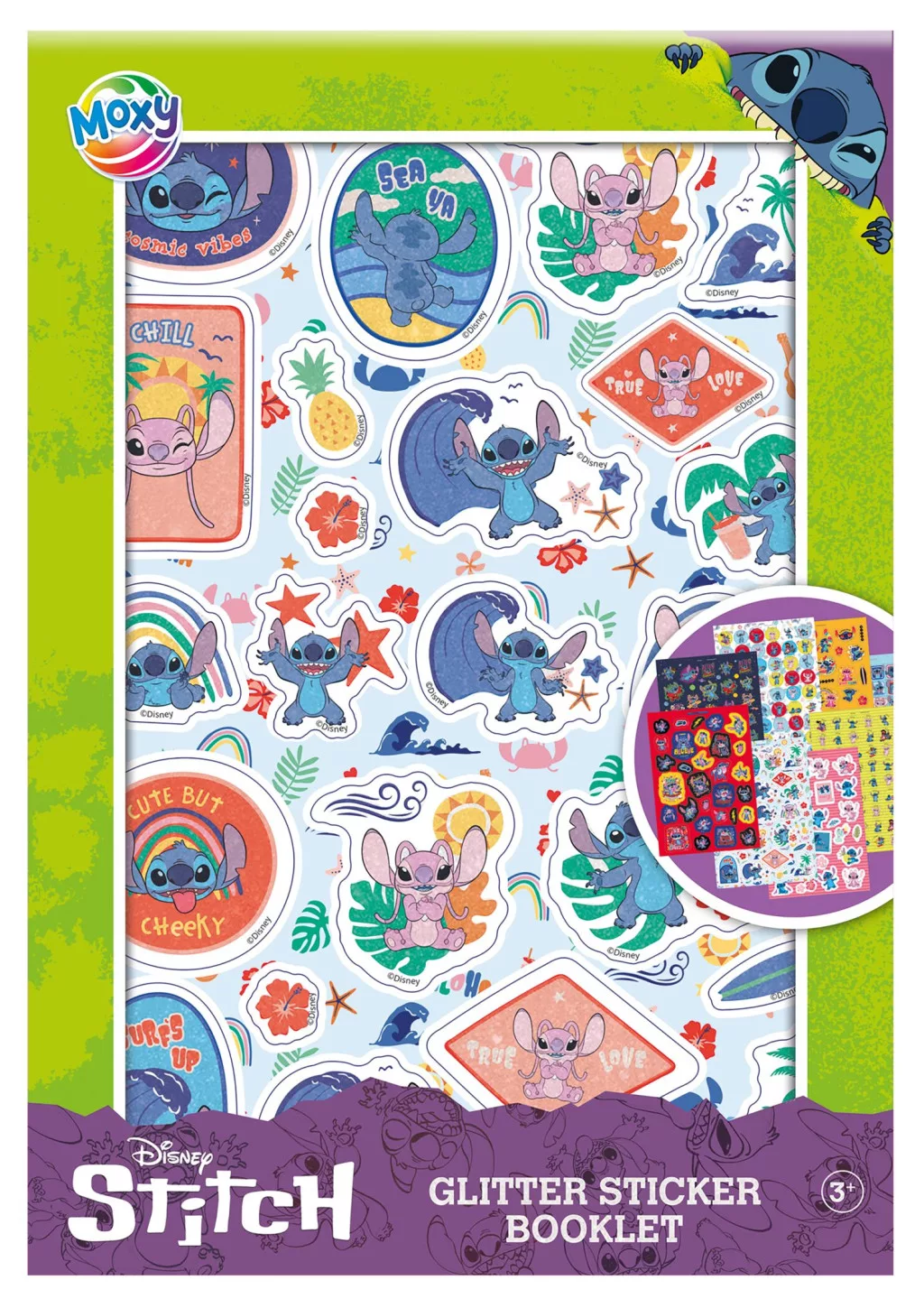 Disney Lilo und Stitch Extrovert Glitzer Sticker Buch - Disney Wholesa