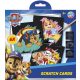 Paw Patrol Team scratch Bildkratzer Set