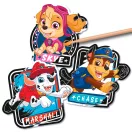 Paw Patrol Team scratch Gravur Aufkleber Set