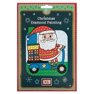 Weihnachten Santa i XL Diamantperlen Puzzle A5