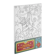 Weihnachten Elf i Zahlen Malset A4