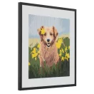 Tiere Dog Diamantperlen-Puzzle 30x30 cm