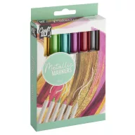Farbe Metallic Filzstift Set 6-teilig