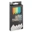 Farbe Metal Konturfilzstift Set, 6 Stück