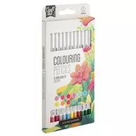 Farbe Flowers Bleistiftset 12-teilig