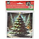 Weihnachten Tree&House 2-teiliges Kartenset mit Diamantmalerei und Umschlägen