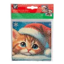Weihnachten Animals Diamantkunst 2-teiliges Kartenset mit Umschlägen
