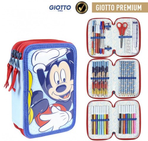 Disney Mickey  gefülltes Federmäppchen mit 3 Ebenen