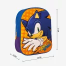 Sonic the Hedgehog Speed 3D Rucksack, Tasche 31 cm