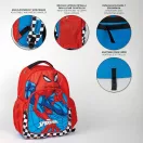 Spiderman Checked Schultasche, Tasche 42 cm