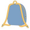 Disney Lilo und Stitch Ananas Plüschrucksack, Tasche 22 cm