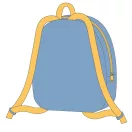 Disney Lilo und Stitch Ananas Plüschrucksack, Tasche 22 cm