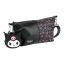 Hello Kitty Black Kuromi Tasche, Umhängetasche mit Geldbörse 27 cm