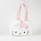 Hello Kitty White Plüsch Einkaufstasche, 30 cm Einkaufstasche