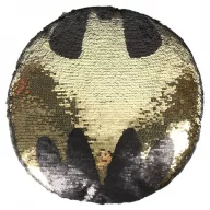 Batman wendbare Paillettenkissen 30 cm