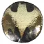 Batman wendbare Paillettenkissen 30 cm