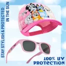 Bluey Pink Team Sonnenbrillen- und Baseballkappen-Set