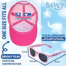 Bluey Pink Team Sonnenbrillen- und Baseballkappen-Set