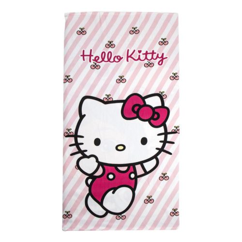 Hello Kitty Cherry Badetuch, Strandtuch 70x140cm (Schnelltrocknend)