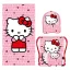 Hello Kitty Handtuch-, Sportbeutel- und Baseballcap-Set