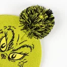 Der Grinch Smile Kinder Mütze + Handschuh-Set