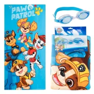 Paw Patrol Ready Handtuch und Schwimmbrillen-Set