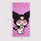Hello Kitty Kuromi Heart Badetuch, Strandtuch 70x140cm (Fast Dry)