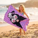 Hello Kitty Kuromi Heart Badetuch, Strandtuch 70x140cm (Fast Dry)