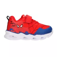 Spiderman Web LED-blitzende, leuchtende Straßenschuhe 25-32