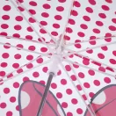 Disney Minnie Dots Kinder transparenter Regenschirm Ø71 cm
