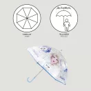 Disney Eiskönigin Ice Queen Kinder transparenter Regenschirm Ø71 cm
